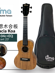 Load image into Gallery viewer, Uma Ukulele 23' Concert Acacia Koa Wood UMA-04C + EQ (EQUALIZER)