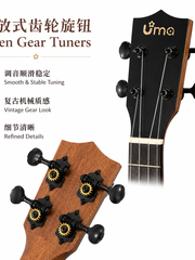 Load image into Gallery viewer, Uma Ukulele 21' Soprano Acacia Koa UMA UK-04S