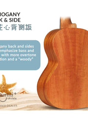 Load image into Gallery viewer, Uma Ukulele 23' Concert Mahogany Solid Top UMA UK05SC