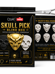 Load image into Gallery viewer, 3D Skull Guitar Pick Blind Pack – 2pcs
