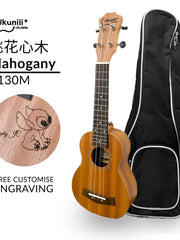 Load image into Gallery viewer, Ukunili Ukulele Soprano 21' Mahogany Wood 2130M