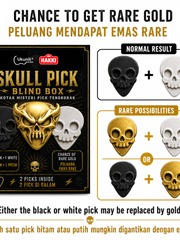 Load image into Gallery viewer, 3D Skull Guitar Pick Blind Pack – 2pcs