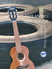 Load image into Gallery viewer, TODO Ukulele 26' Tenor Whale Acacia wood Full Solid + EQ (EQUALIZER)