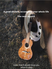 Load image into Gallery viewer, TODO Ukulele 23' Concert Whale Acacia Wood Full Solid + EQ (EQUALIZER)