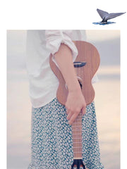 Load image into Gallery viewer, TODO Ukulele 26' Tenor Whale Acacia wood Full Solid + EQ (EQUALIZER)
