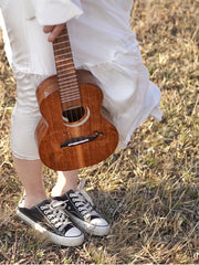 Load image into Gallery viewer, TODO Ukulele 26' Tenor Whale Acacia wood Full Solid + EQ (EQUALIZER)
