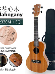 Load image into Gallery viewer, Ukunili Ukulele Concert 23' Mahogany Wood 2330M + EQ