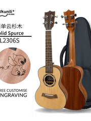 Load image into Gallery viewer, Ukunili 23" Concert Ukulele Solid Spruce Top UNL2306S