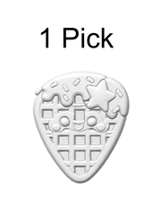 Load image into Gallery viewer, 3D Waffle Guitar Pick Blind Pack – 2pcs