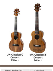 Load image into Gallery viewer, Uma Ukulele 23'Concert Full Solid Acacia Koa UMAClassicsSC