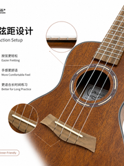 Load image into Gallery viewer, Ukunili 23" Concert Ukulele All Solid Mahogany Open Pore UNL2321SS