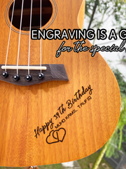 Load image into Gallery viewer, Ukulele Engraving Service (RM60)