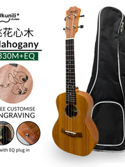 Load image into Gallery viewer, Ukunili Ukulele Concert 23' Mahogany Wood 2330M + EQ