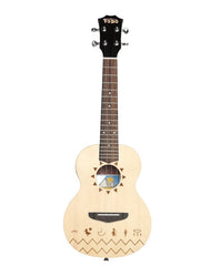 Load image into Gallery viewer, TODO Ukulele 23' Concert Solid Spruce Nile Design + EQ (EQUALIZER)