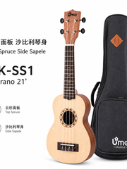 Load image into Gallery viewer, Uma Ukulele 21' Soprano Spruce Top Sapele UMA UK-SUN-SS1