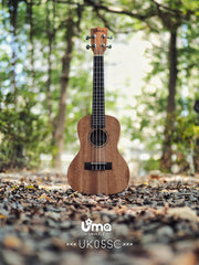 Load image into Gallery viewer, Uma Ukulele 23' Concert Mahogany Solid Top  UMA UK-05SC + EQ (EQUALIZER)