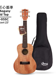 Load image into Gallery viewer, Uma Ukulele 23' Concert Mahogany Solid Top UMA UK05SC
