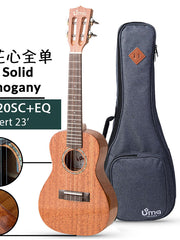 Load image into Gallery viewer, Uma Ukulele 23' Concert Full Solid Mahogany Gloss UMA UK-20SC + EQ (EQUALIZER)