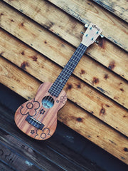 Load image into Gallery viewer, Uma Ukulele 23' Concert Mahogany Solid Top UMA-FL03SC + EQ (EQUALIZER)