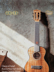 Load image into Gallery viewer, Uma Ukulele 26'Tenor Full Solid Acacia Koa UMA35ST
