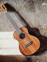 Load image into Gallery viewer, Uma Ukulele 26'Tenor Full Solid Acacia Koa UMA-35ST + EQ (EQUALIZER)