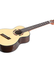 Load image into Gallery viewer, Uma Ukulele 26'Tenor Full Solid Engelmann Spruce / Black Walnut UMA-PulseST + EQ (EQUALIZER)