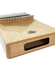 Load image into Gallery viewer, Hluru 17 keys Full Solid Maple Wood Bottom Sound Hole Kalimba
