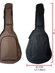 Load image into Gallery viewer, 41 Inch Acoustic Guitar Bag 1cm Thick Padding Waterproof Dual Adjustable Shoulder Strap Guitar Case Gig Bag with Back Hanger Loop, Black