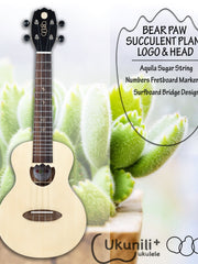 Load image into Gallery viewer, Adela Ukulele 23' Concert Spruce top BearCub