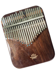 Load image into Gallery viewer, Hluru 21 keys Full Solid Walnut Wood Kalimba
