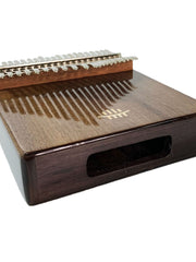 Load image into Gallery viewer, Hluru 21 keys Full Solid Walnut Wood Bottom Sound Hole Kalimba