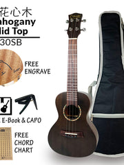 Load image into Gallery viewer, Ukunili Ukulele Concert 23' Mahogany Solid Top 2330SB
