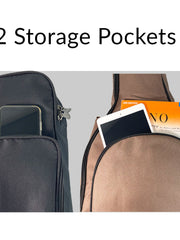 Load image into Gallery viewer, 41 Inch Acoustic Guitar Bag 1cm Thick Padding Waterproof Dual Adjustable Shoulder Strap Guitar Case Gig Bag with Back Hanger Loop, Black