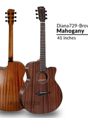Load image into Gallery viewer, Diana 729 Acoustic Guitar 41 inches Brown