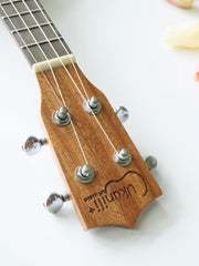 Load image into Gallery viewer, Ukunili Ukulele Concert 23' Mahogany Wood 2330B + EQ