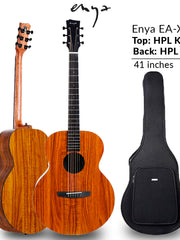 Load image into Gallery viewer, ENYA EA-X1 Acoustic Guitar  41 inches Koa-Patterned HPL Pack