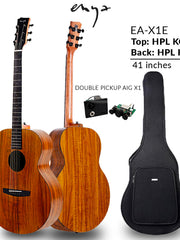 Load image into Gallery viewer, ENYA EA-X1 Acoustic Guitar  41 inches Koa-Patterned HPL Pack