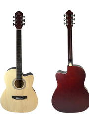 Load image into Gallery viewer, Grape GA-M1 39 Inch Cutaway Linden Wooden Beginner Acoustic Guitar Wood Truss Rod