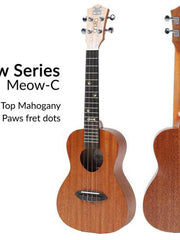 Load image into Gallery viewer, Adela Ukulele 23' Concert Mahogany Solid Top