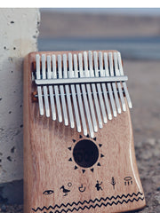 Load image into Gallery viewer, TODO Mahogany Wood Nile Design Kalimba 拇指琴 - Free Engraving 免费定制雕刻
