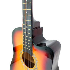 Nili Acoustic Guitar 38 inches  SunBrown
