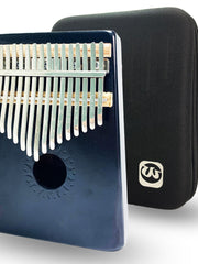 Load image into Gallery viewer, Walter 17 keys Full Solid Mahogany Wood Kalimba Black