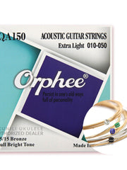 Load image into Gallery viewer, Orphee Bronze Vacuum Pack Acoustic Guitar Strings QA140/150/160