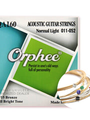 Load image into Gallery viewer, Orphee Bronze Vacuum Pack Acoustic Guitar Strings QA140/150/160