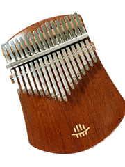 Load image into Gallery viewer, Hluru 17 keys Full Solid Sapele Wood Circular sector Kalimba