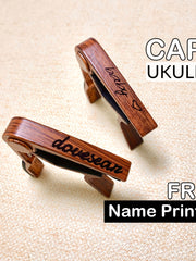 Load image into Gallery viewer, PUNK Ukulele Capo WOOD/BLACK