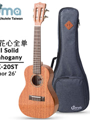 Load image into Gallery viewer, Uma Ukulele 26' Tenor Full Solid Mahogany Gloss UMA UK-20ST
