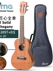 Load image into Gallery viewer, Uma Ukulele 26' Tenor Full Solid Mahogany Gloss UMA UK-20ST