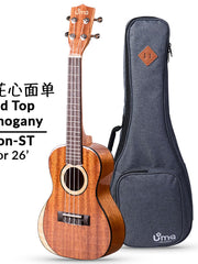 Load image into Gallery viewer, Uma Ukulele 26' Tenor Solid Mahogany & Maple Top  UMA UK-MoonST