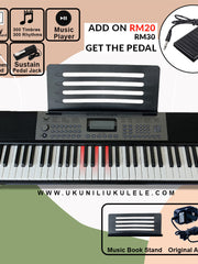 Load image into Gallery viewer, Angelet 61 Keys Electronic Keyboard Piano Led Light  XTS-690F